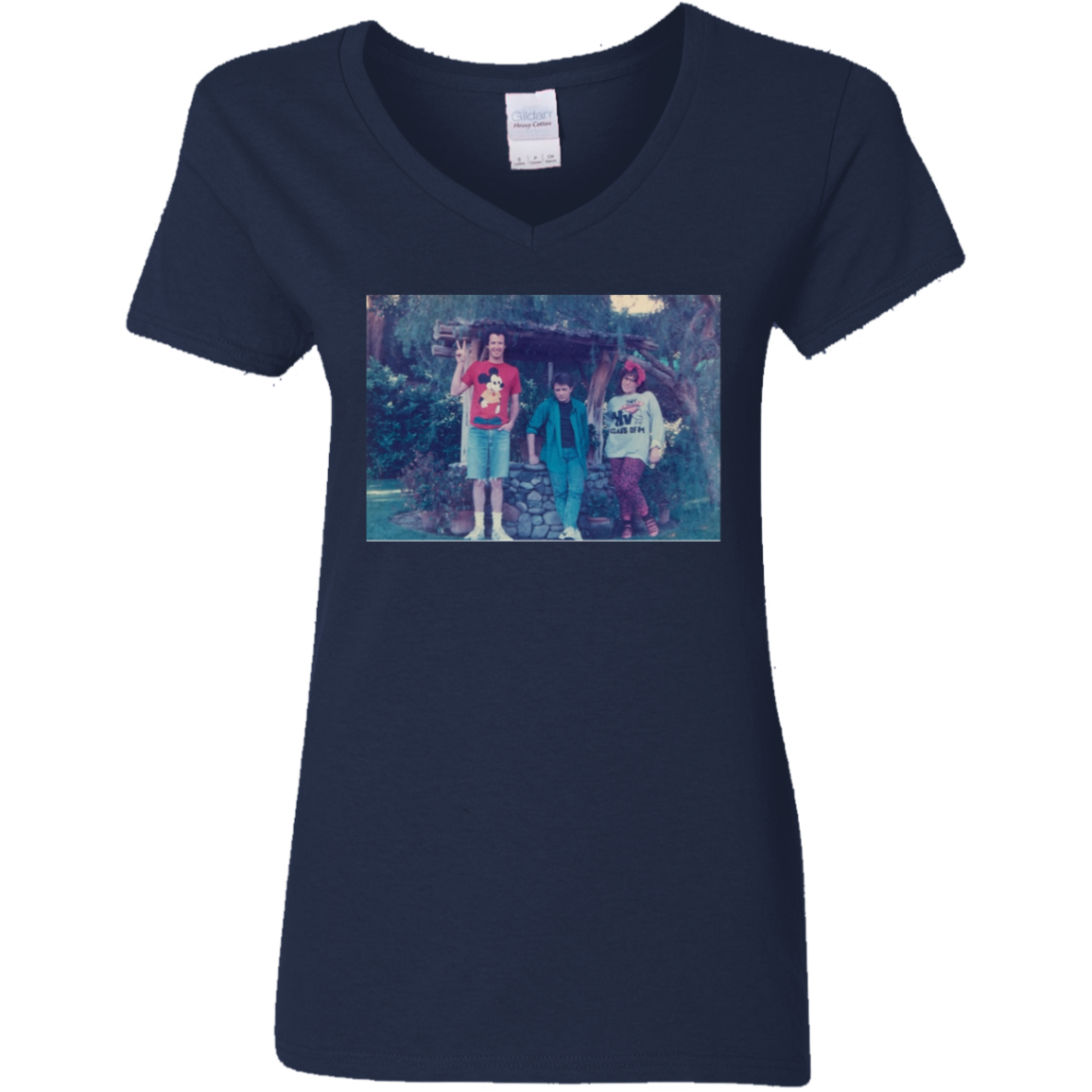 "DO YOU REMEMBER" Ladies' 5.3 oz. V-Neck T-Shirt