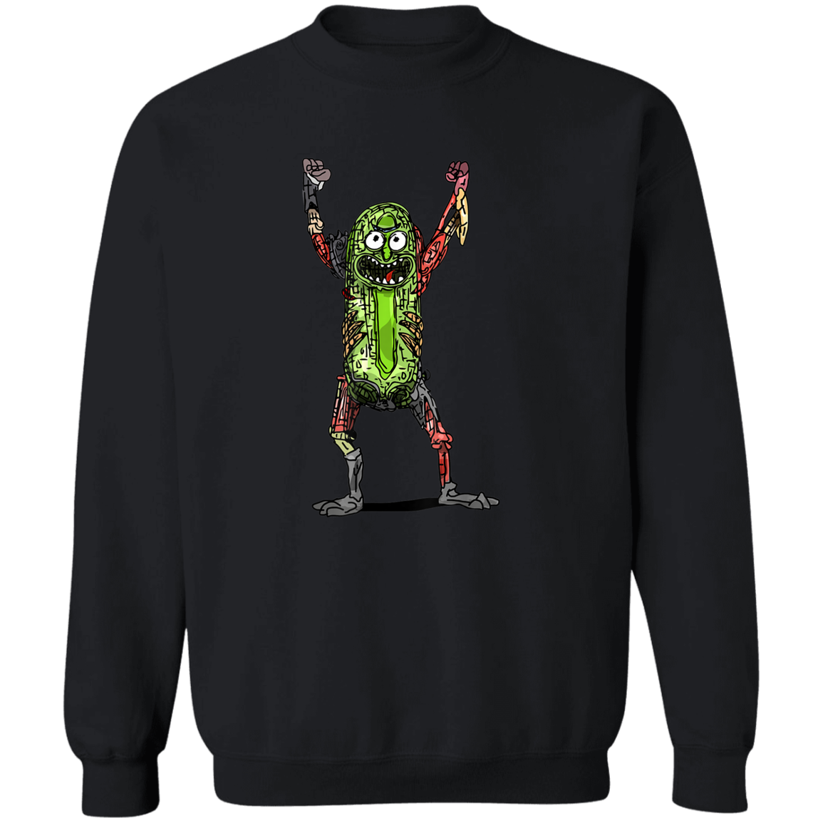 "PICKLE RICK" Crewneck Pullover Sweatshirt