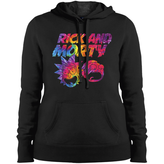 "ACID TRIP RICK AND MORTY" Ladies' Pullover Hooded Sweatshirt