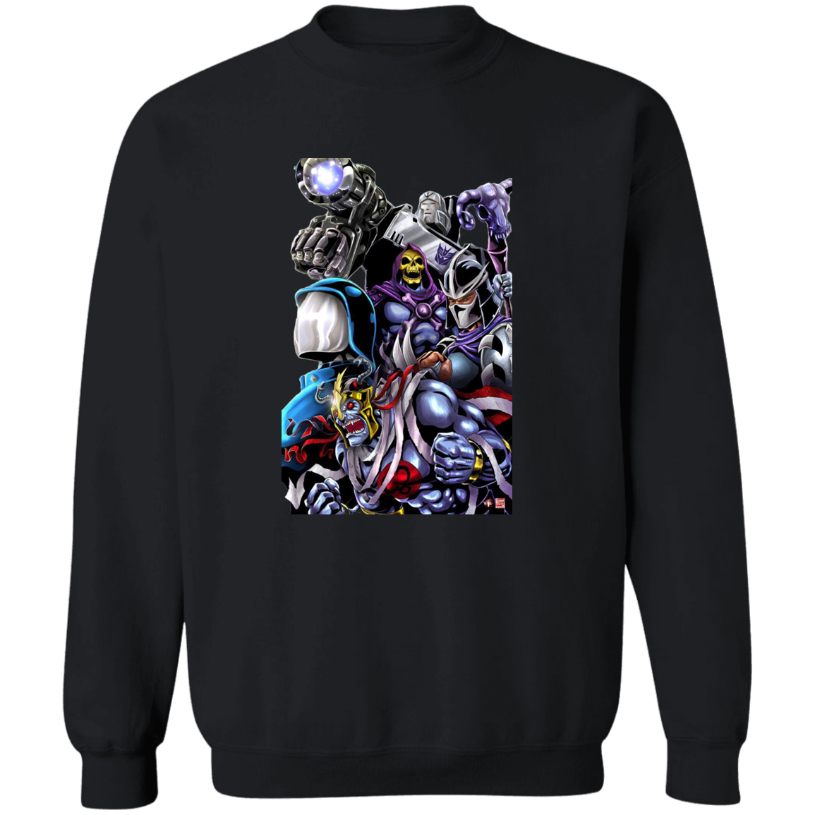 "80's EVIL" Crewneck Pullover Sweatshirt