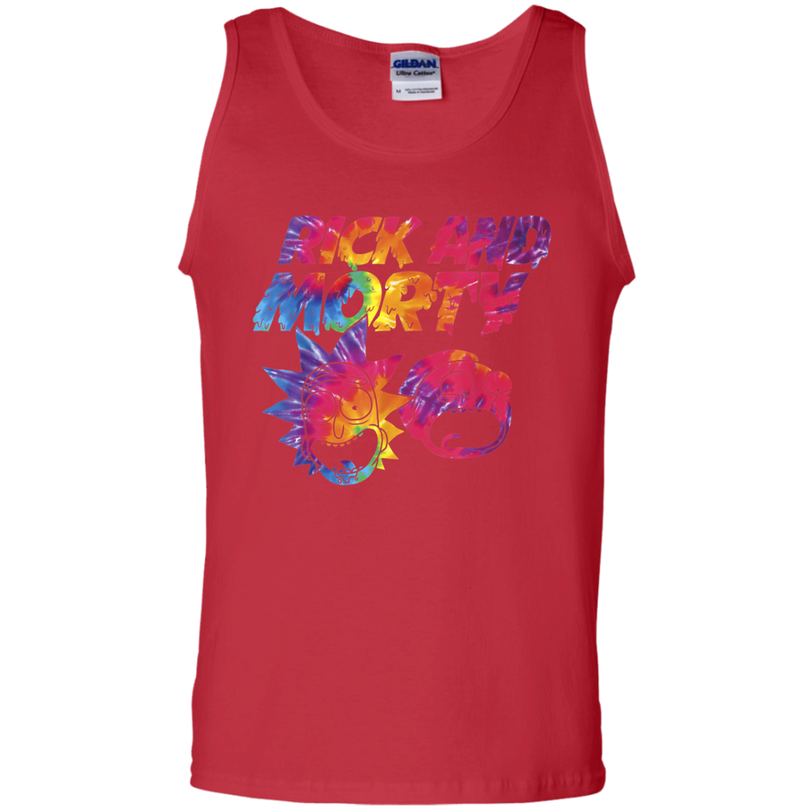 "ACID TRIP RICK AND MORTY" 100% Cotton Tank Top