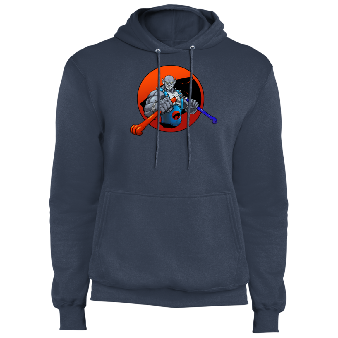 "PANTHRO" Core Fleece Pullover Hoodie