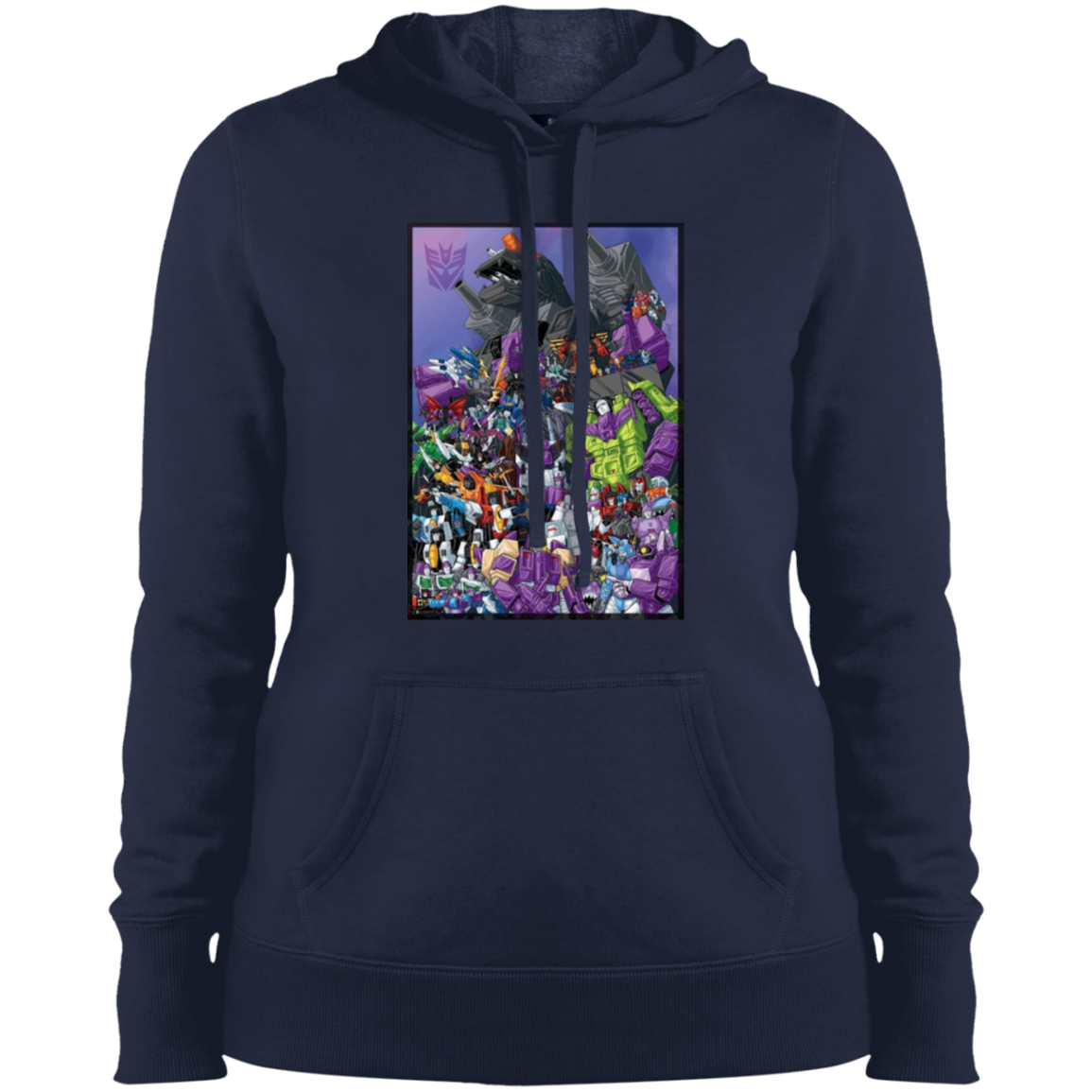 "DECEPTICONS UNITE" Ladies' Pullover Hooded Sweatshirt