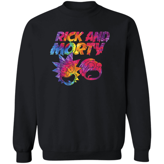 "ACID TRIP RICK AND MORTY" Crewneck Pullover Sweatshirt