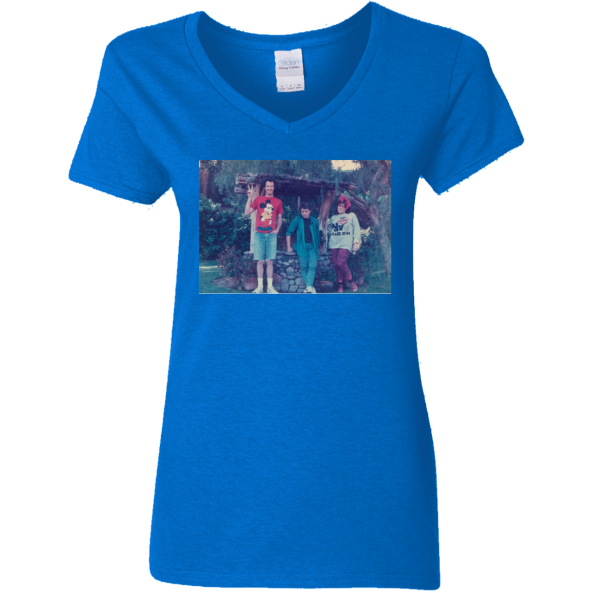 "DO YOU REMEMBER" Ladies' 5.3 oz. V-Neck T-Shirt