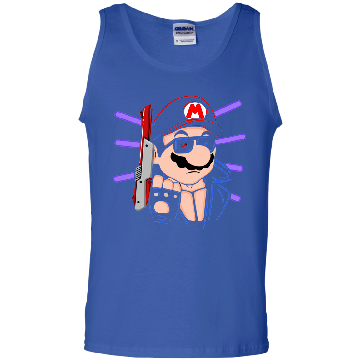 "MARIO TERMINATOR" 100% Cotton Tank Top