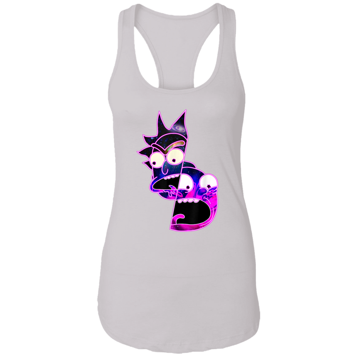 "TRIPPY RICK AND MORTY" Ladies Ideal Racerback Tank