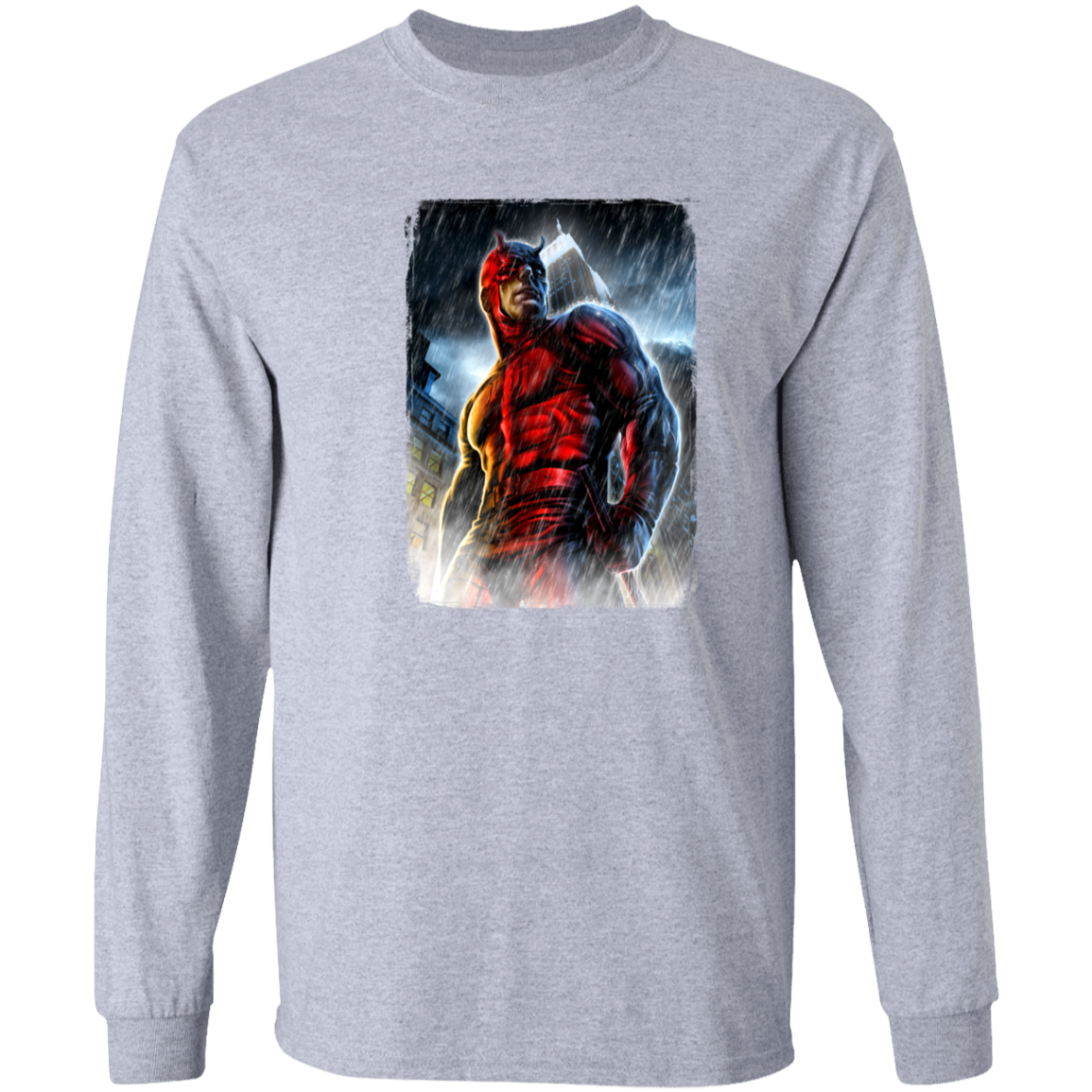 "THE MAN WITHOUT FEAR" LS Ultra Cotton T-Shirt