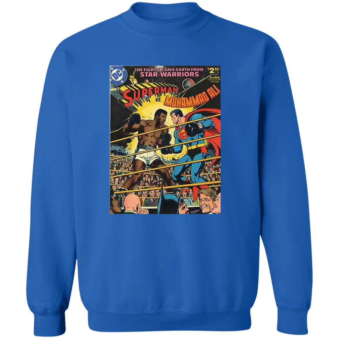 "SUPERMAN VS ALI" Crewneck Pullover Sweatshirt