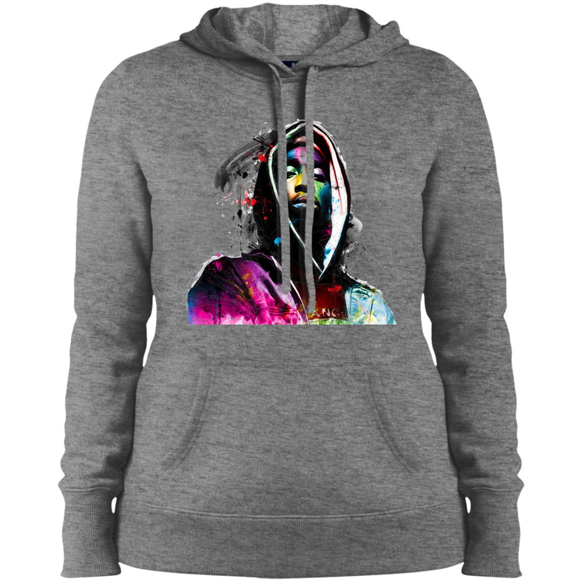 "DEAR MAMA" Ladies' Pullover Hooded Sweatshirt