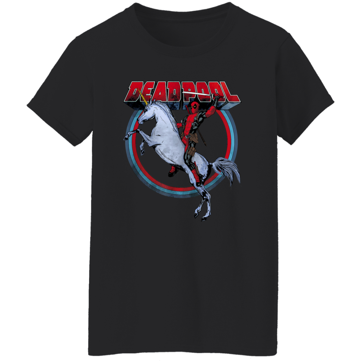 "UNICORN DEADPOOL" Ladies' 5.3 oz. T-Shirt