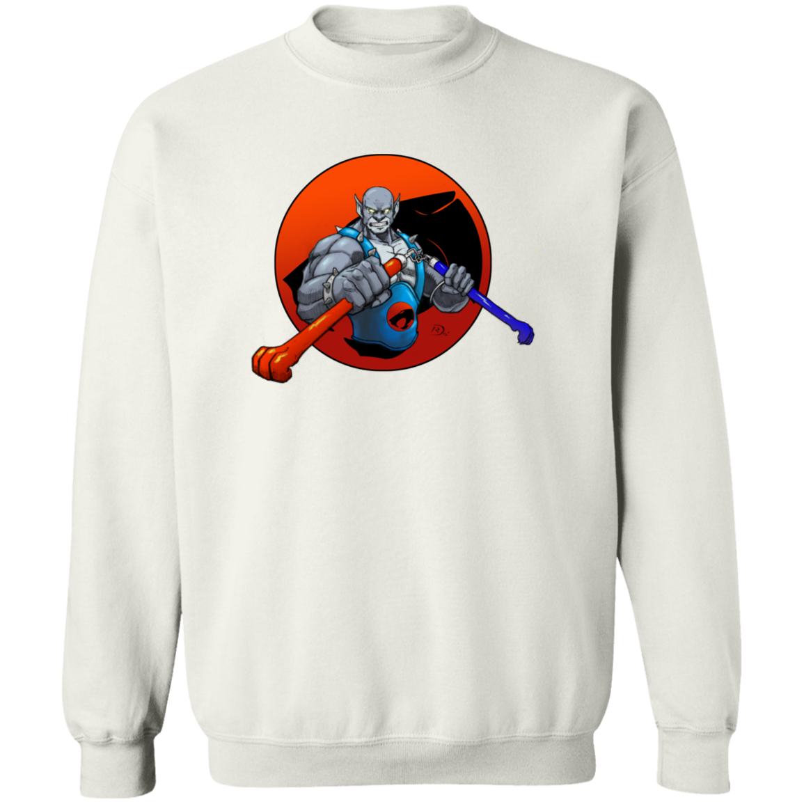 "PANTHRO" Crewneck Pullover Sweatshirt