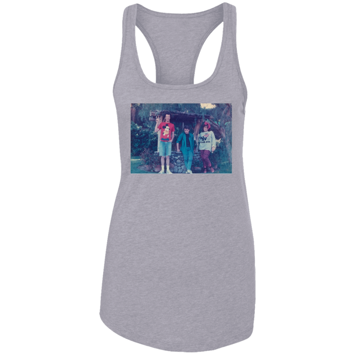 "DO YOU REMEMBER" Ladies Ideal Racerback Tank