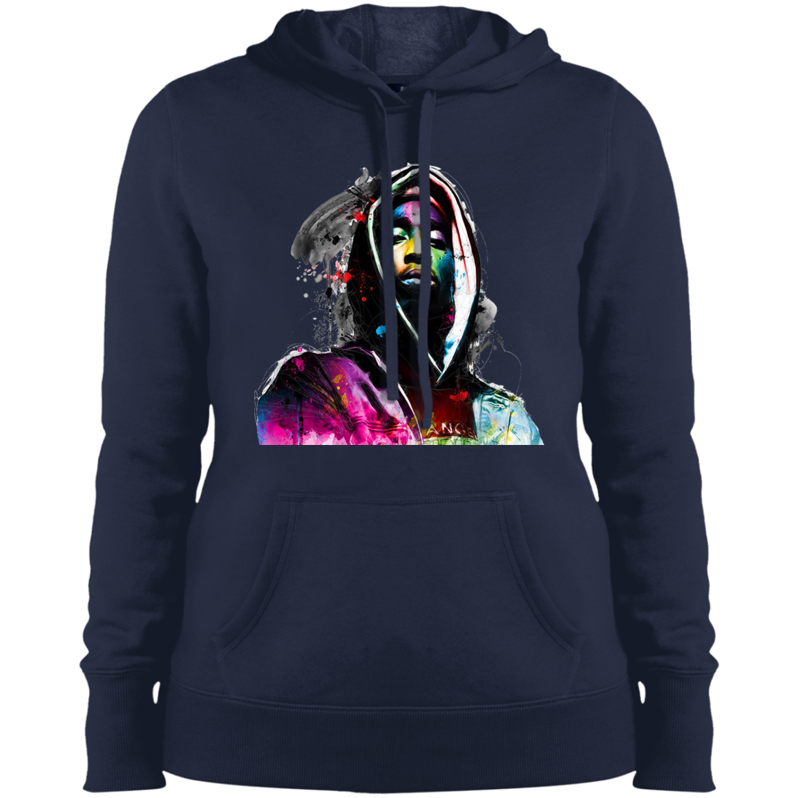 "DEAR MAMA" Ladies' Pullover Hooded Sweatshirt