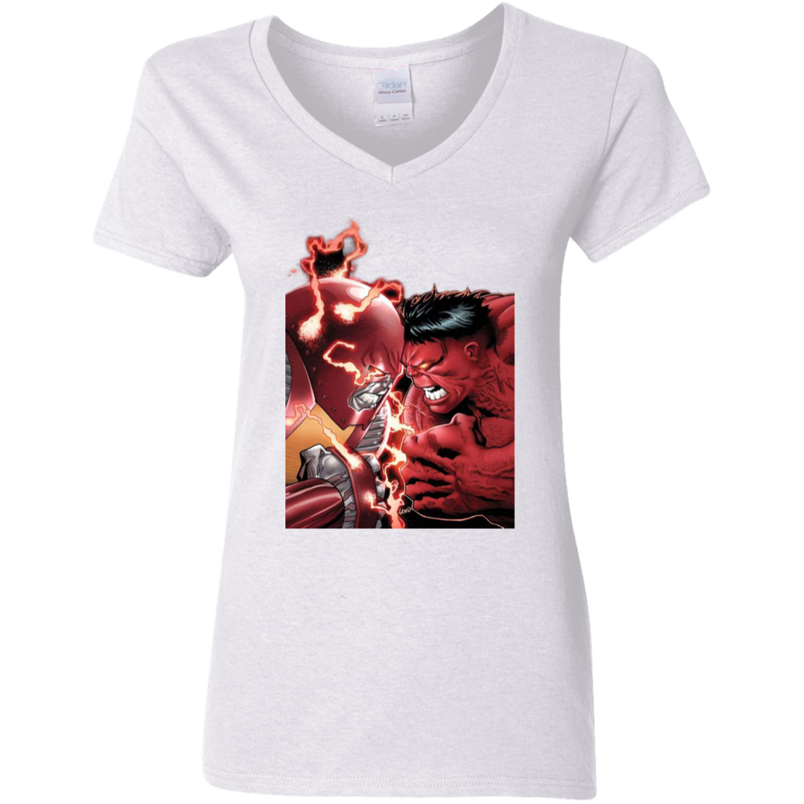 "THE ULTIMATE GRUDGE MATCH" Ladies' 5.3 oz. V-Neck T-Shirt