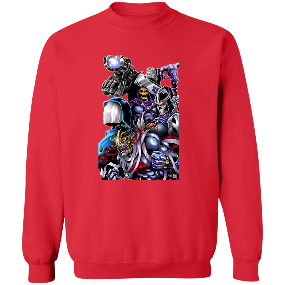 "80's EVIL" Crewneck Pullover Sweatshirt