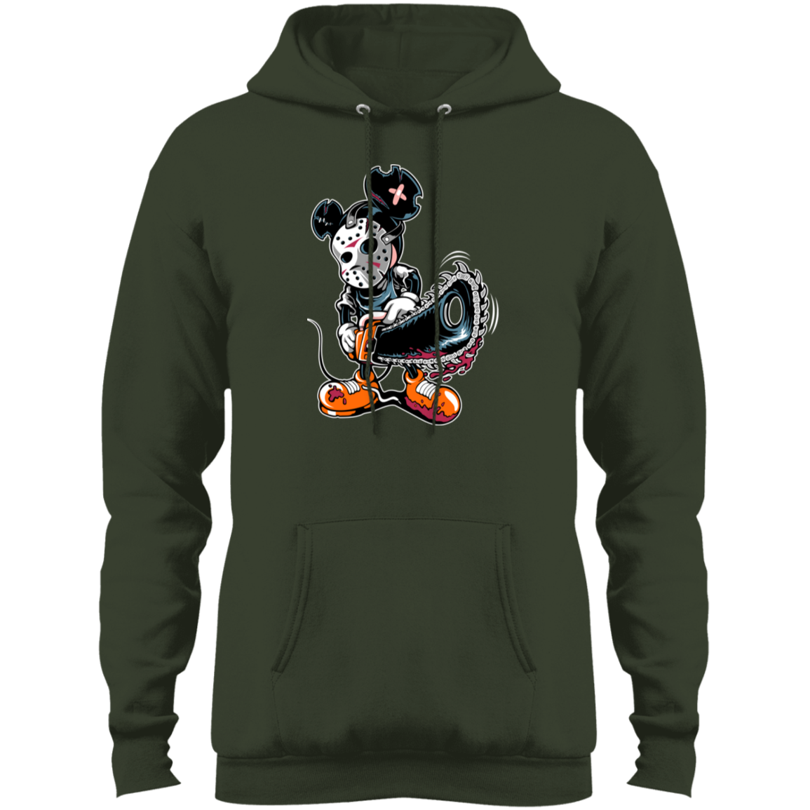 "MICKY PSYCHO" Core Fleece Pullover Hoodie