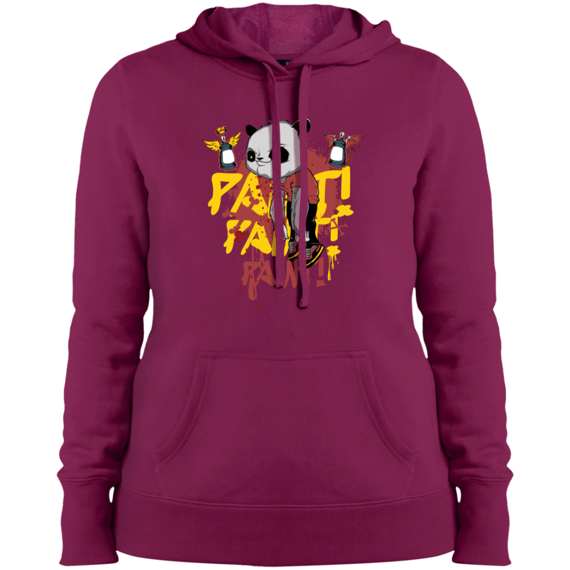 "PAINT PAINT PAINT" Ladies' Pullover Hooded Sweatshirt