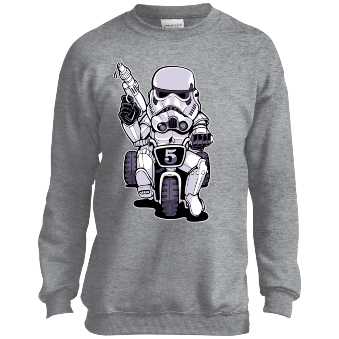 "TOOPER ON A BIKE" Youth Crewneck Sweatshirt