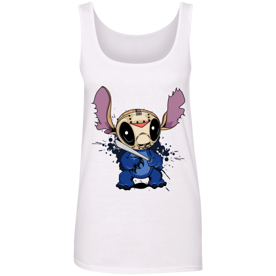 "KILLER STITCH" Ladies' 100% Ringspun Cotton Tank Top