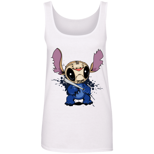 "KILLER STITCH" Ladies' 100% Ringspun Cotton Tank Top