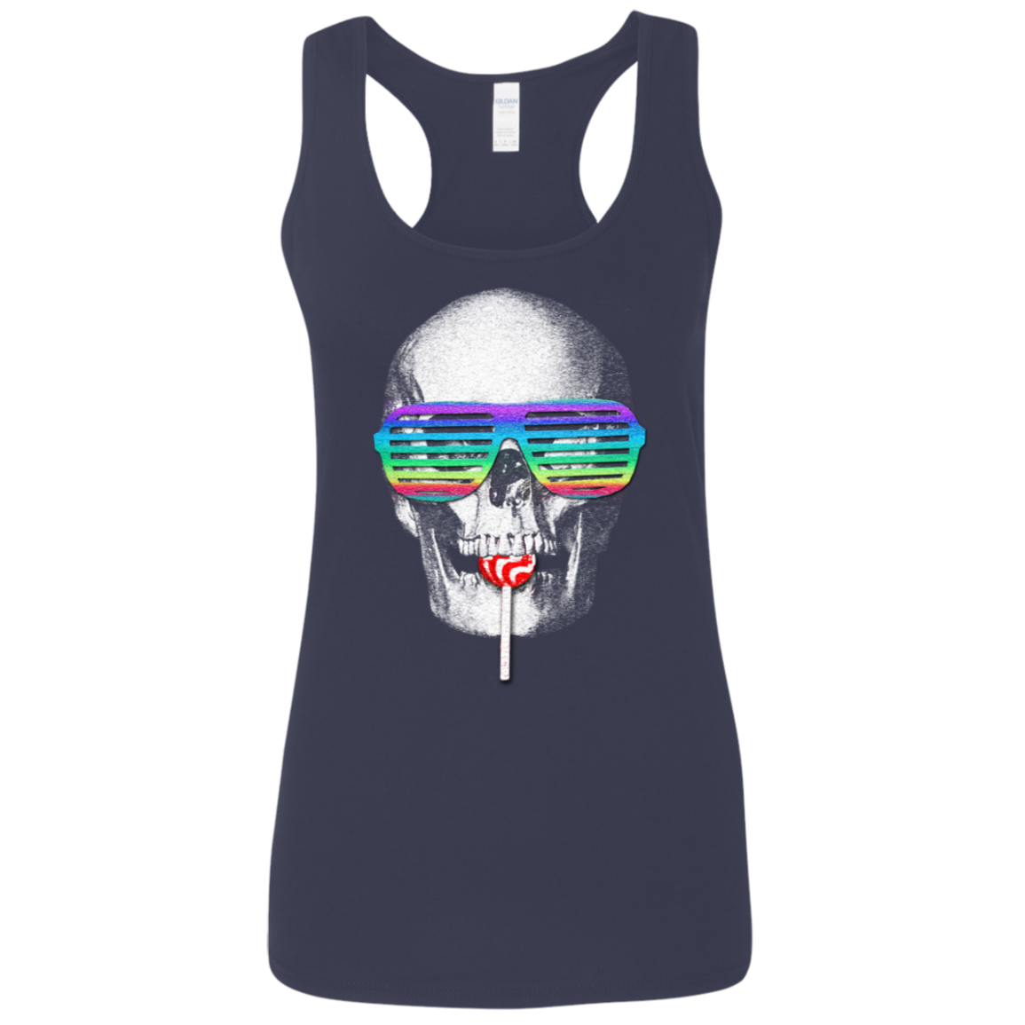 "SKITTLE POPS" Ladies' Softstyle Racerback Tank