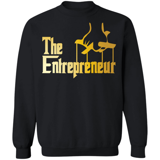 "HANDS OF AN ENTREPRENEUR" Crewneck Pullover Sweatshirt  8 oz.