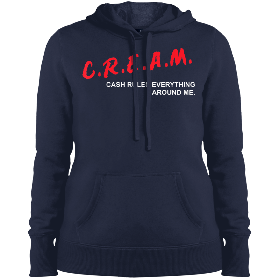 "CREAM" Ladies' Pullover Hooded Sweatshirt