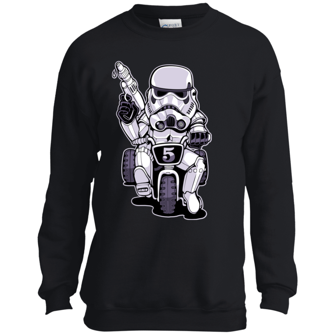 "TOOPER ON A BIKE" Youth Crewneck Sweatshirt