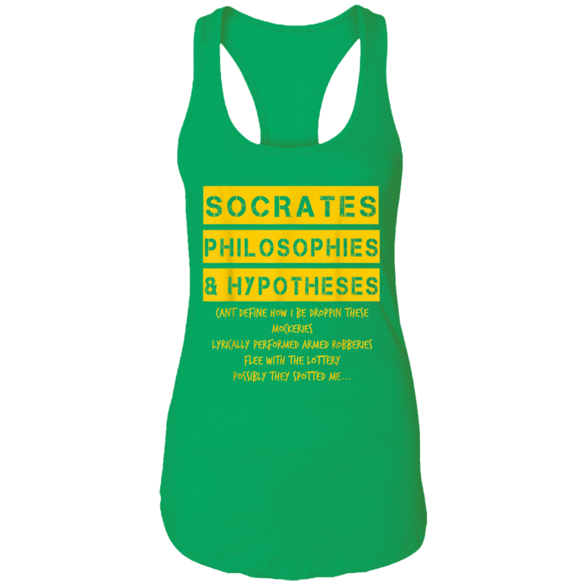 "SOCRATES" Ladies Ideal Racerback Tank