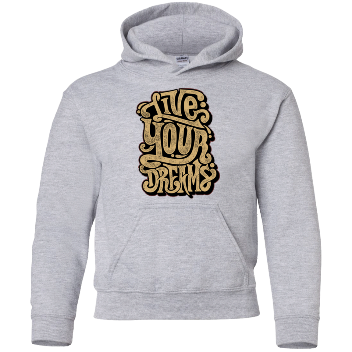 "LIVE YOUR DREAMS" Youth Pullover Hoodie