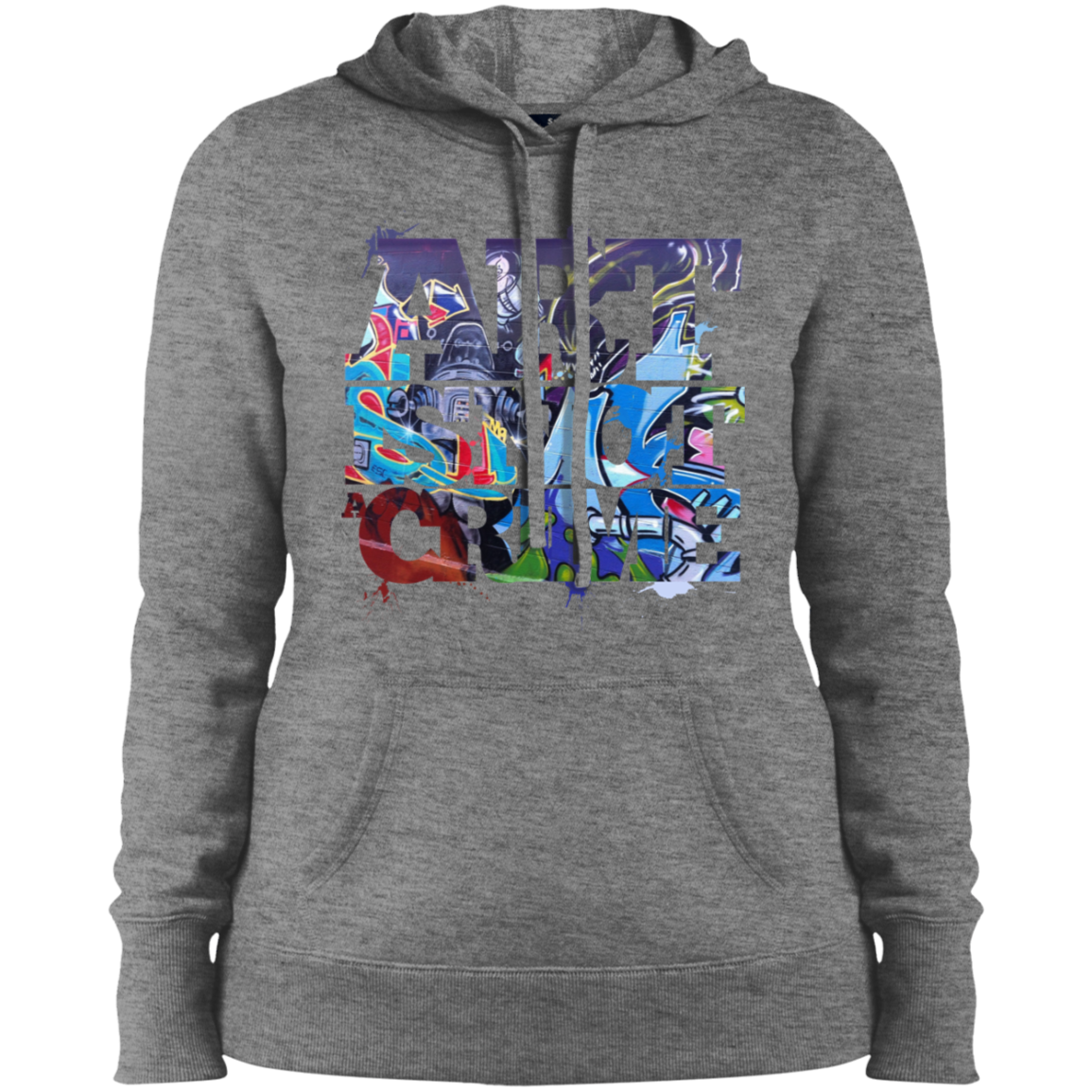 "NOT A CRIME" Ladies' Pullover Hooded Sweatshirt