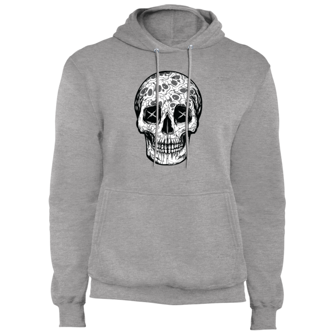 "SKULL HEADS" Core Fleece Pullover Hoodie