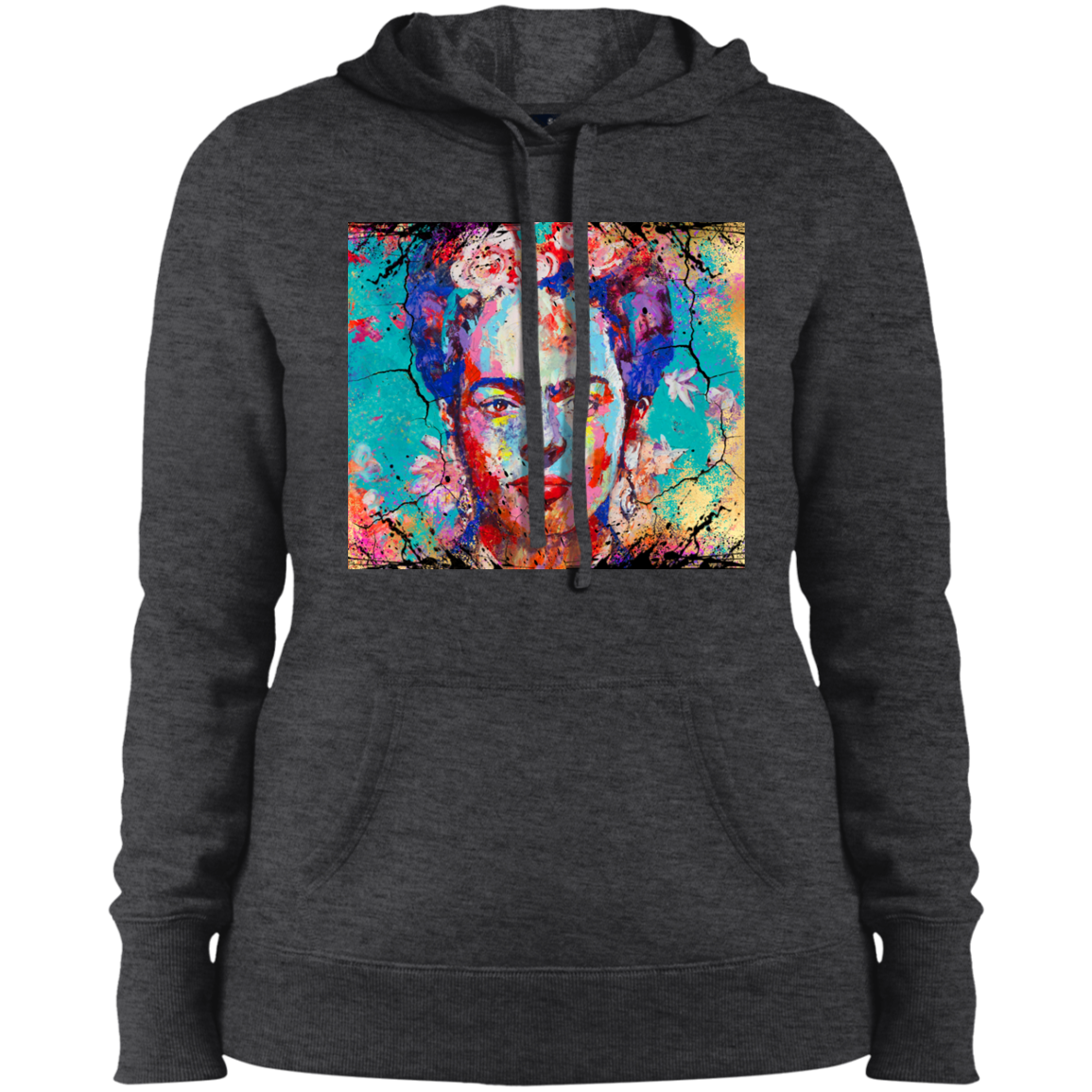 "FRIDA"  Ladies' Pullover Hooded Sweatshirt