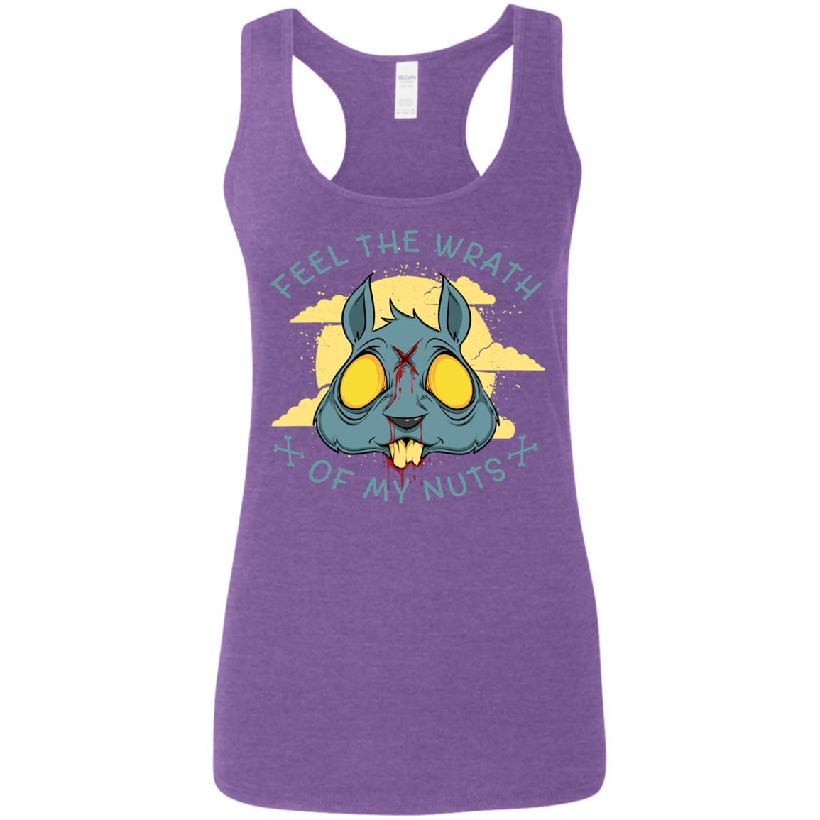 "FEEL THE WRATH" Ladies' Softstyle Racerback Tank