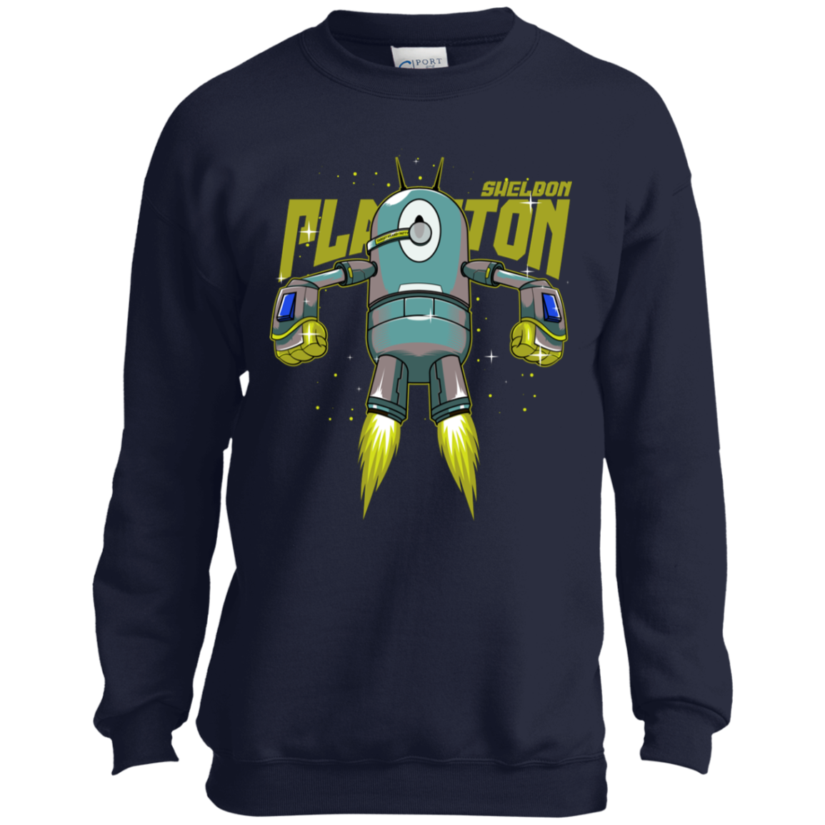 "PLANKTON" Youth Crewneck Sweatshirt