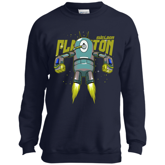 "PLANKTON" Youth Crewneck Sweatshirt