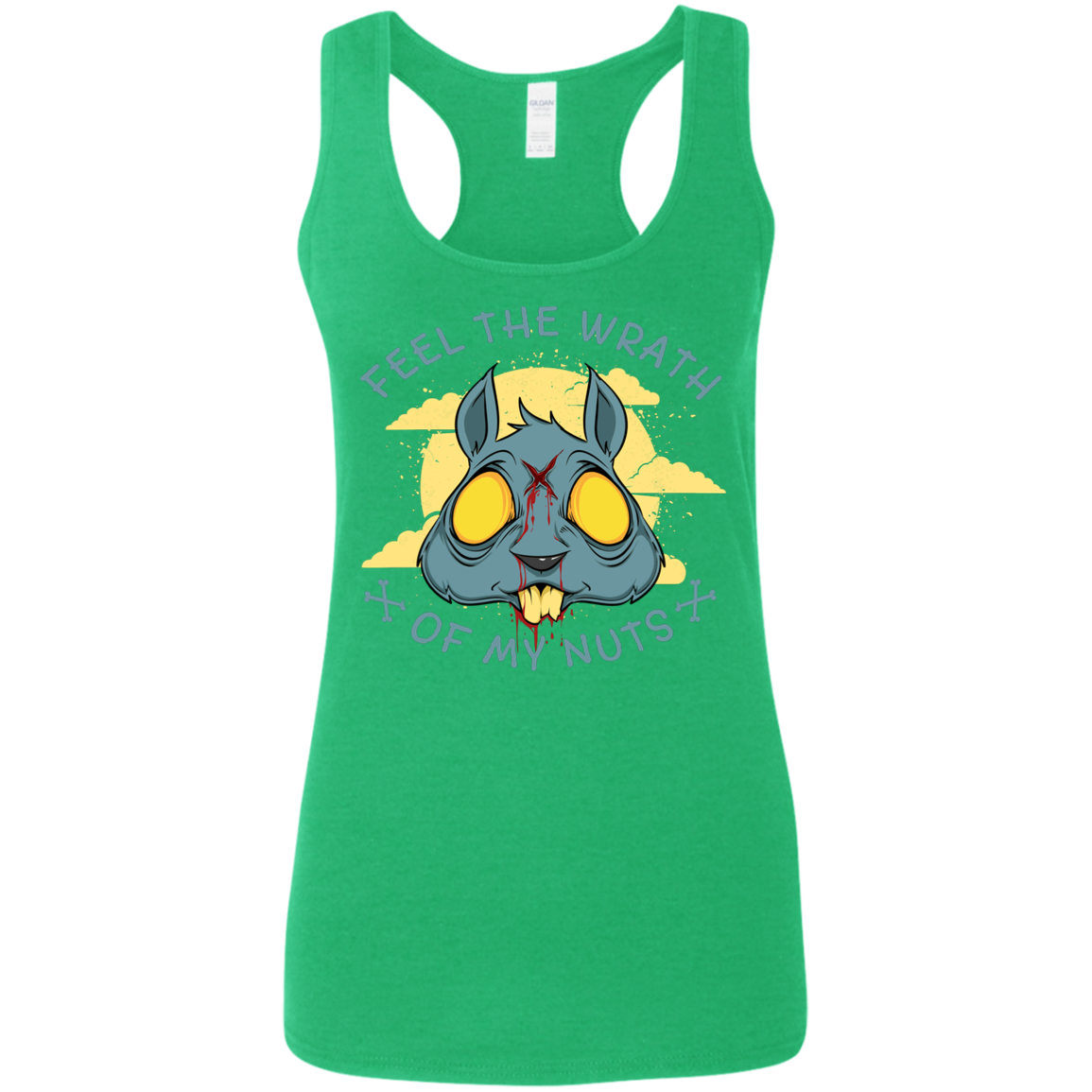 "FEEL THE WRATH" Ladies' Softstyle Racerback Tank