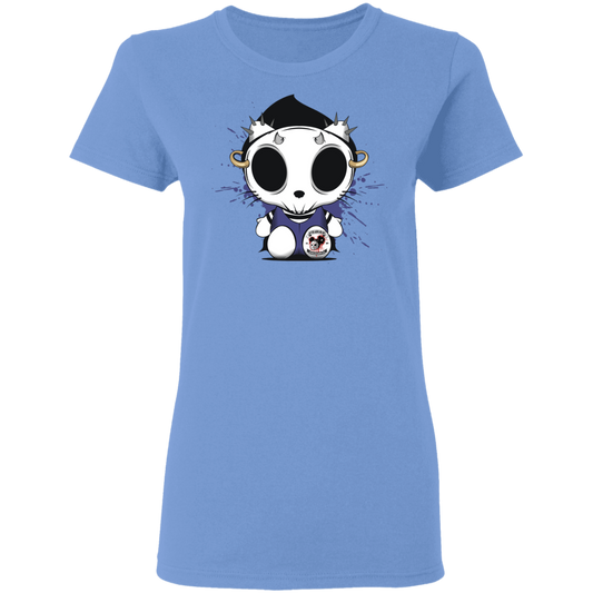 "KITTY SKULL" Ladies' 5.3 oz. T-Shirt