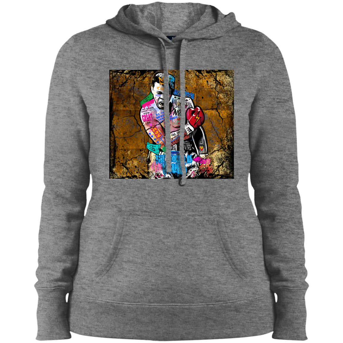 "THE GREATEST" Ladies' Pullover Hooded Sweatshirt