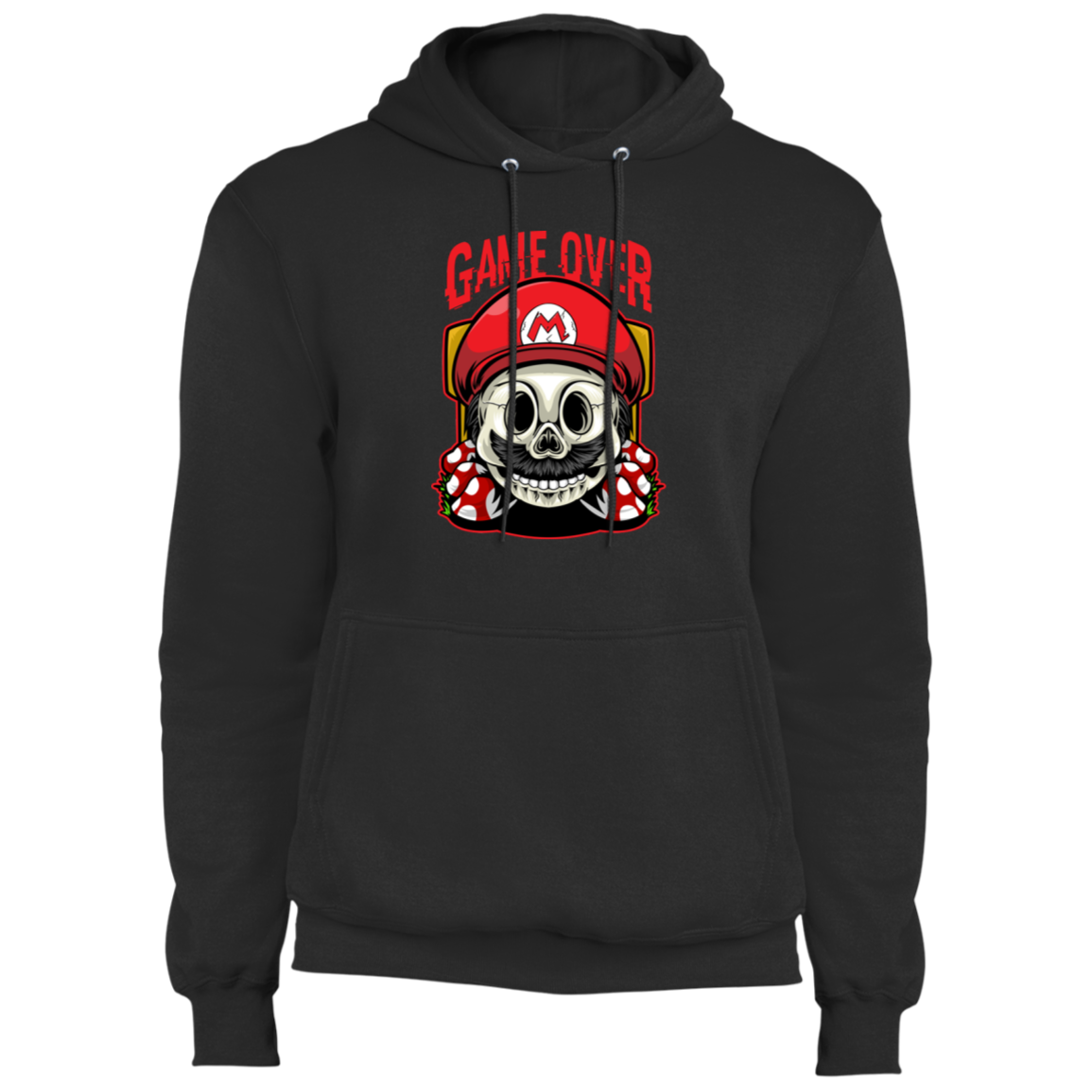 "GAME OVER" Core Fleece Pullover Hoodie