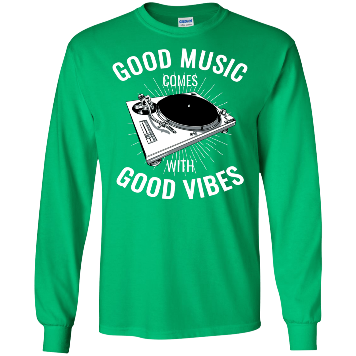 "GOOD VIBES" LS Ultra Cotton T-Shirt