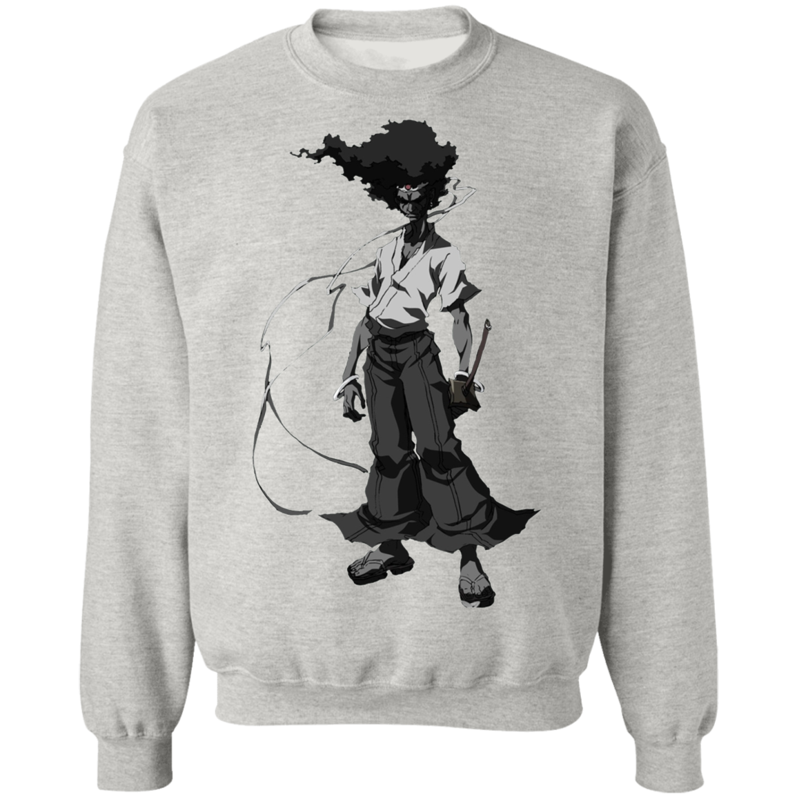 "AFRO" Crewneck Pullover Sweatshirt  8 oz.