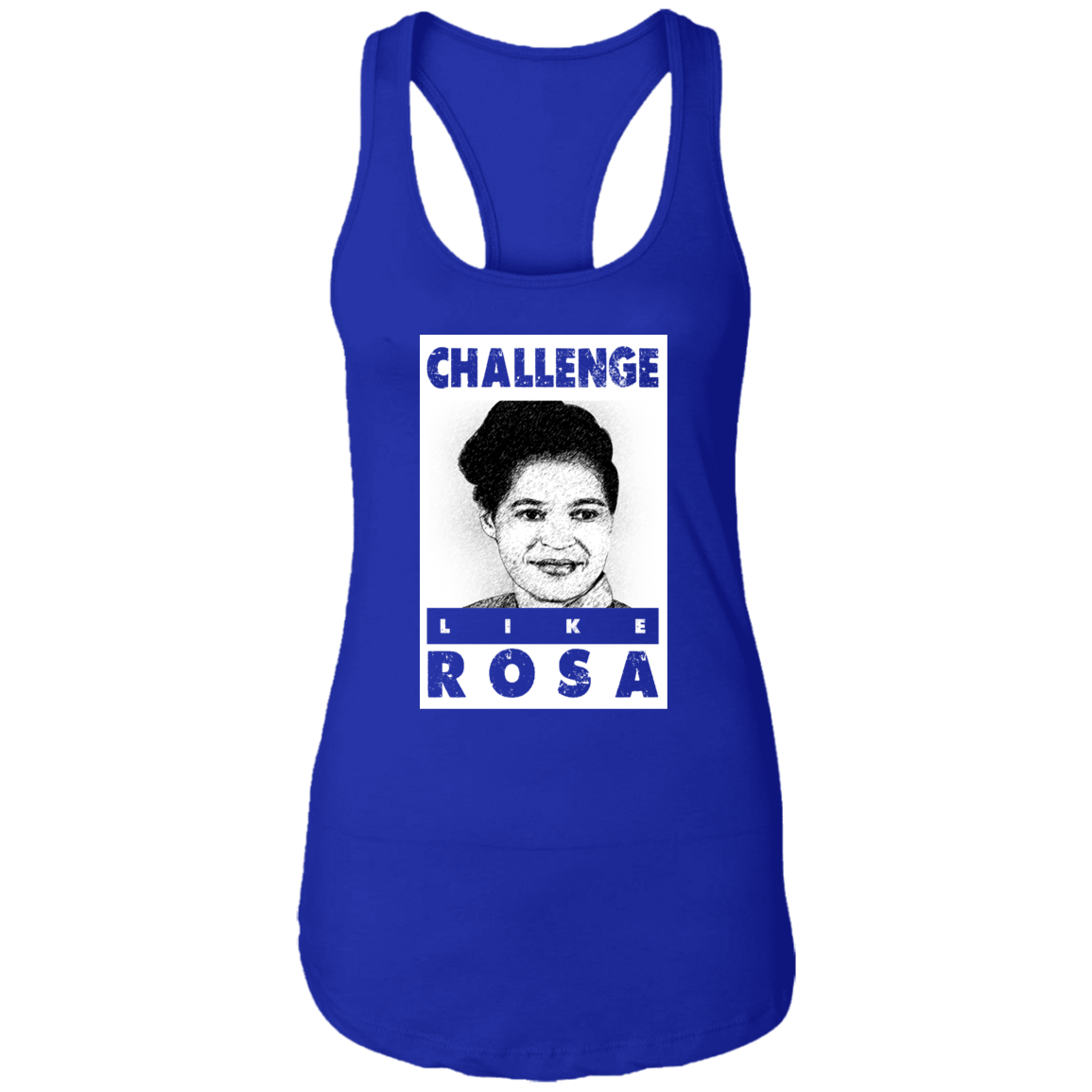 "LIKE ROSA" Ladies Ideal Racerback Tank