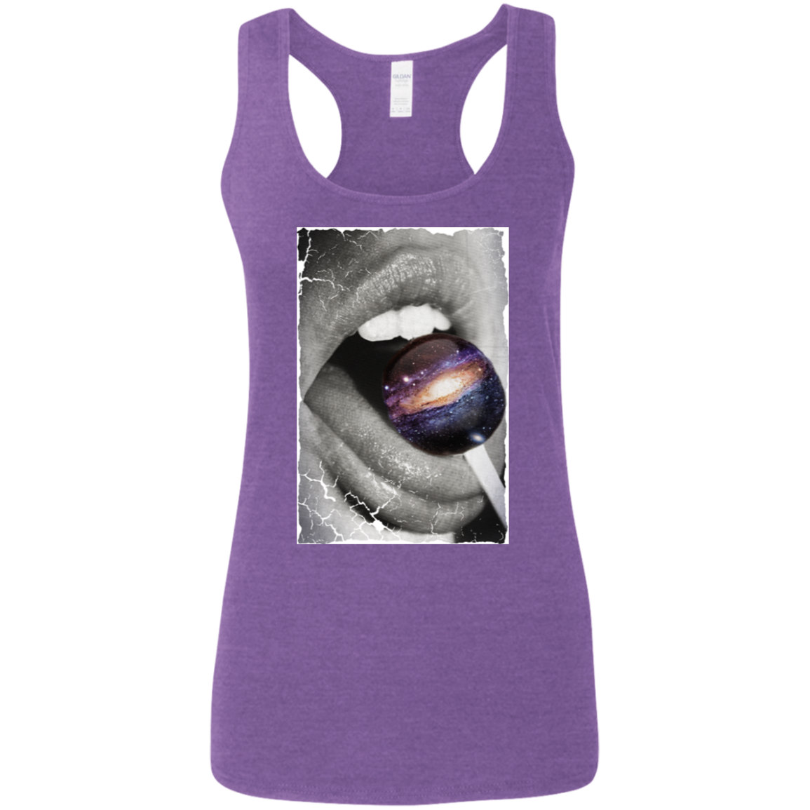 "GALACTIC TASTE" Ladies' Softstyle Racerback Tank