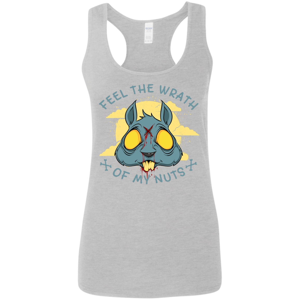 "FEEL THE WRATH" Ladies' Softstyle Racerback Tank