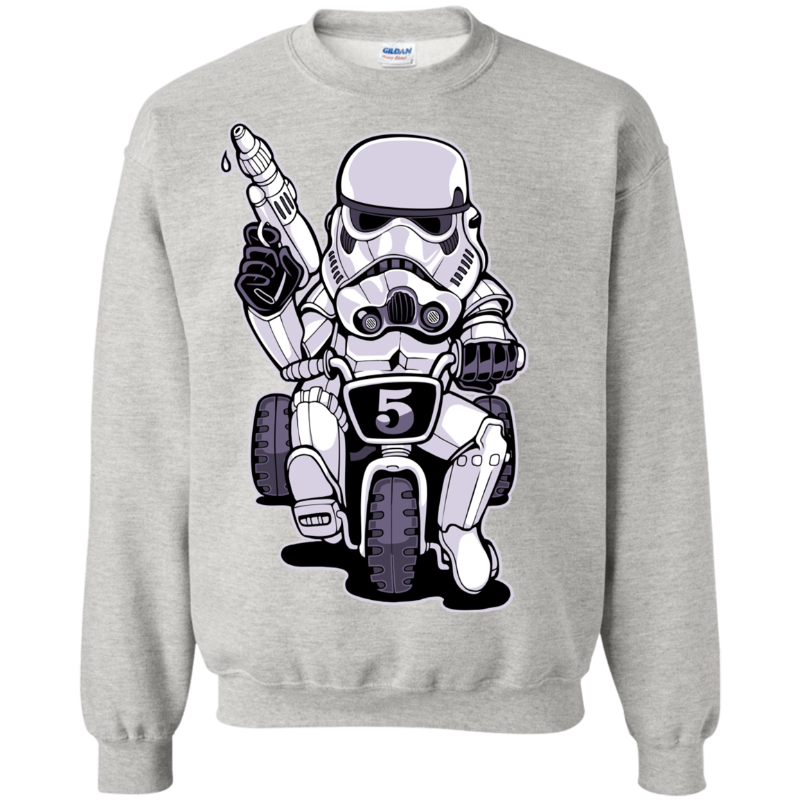 "TOOPER ON A BIKE" Crewneck Pullover Sweatshirt  8 oz.