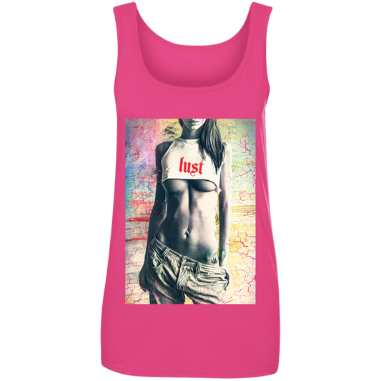 "LUST" Ladies' 100% Ringspun Cotton Tank Top