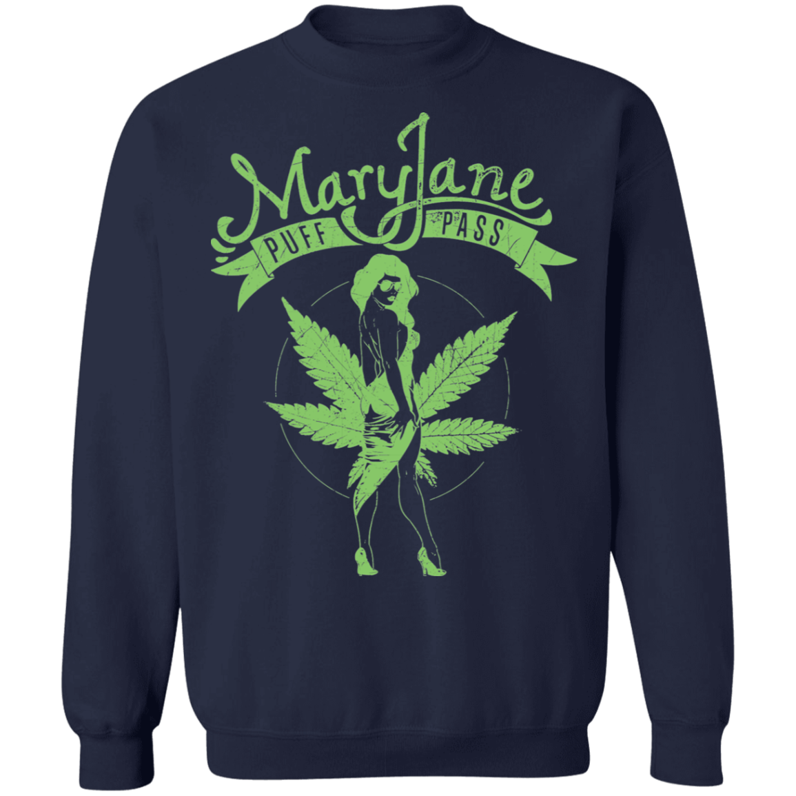 "MARY JANE" Crewneck Pullover Sweatshirt  8 oz.