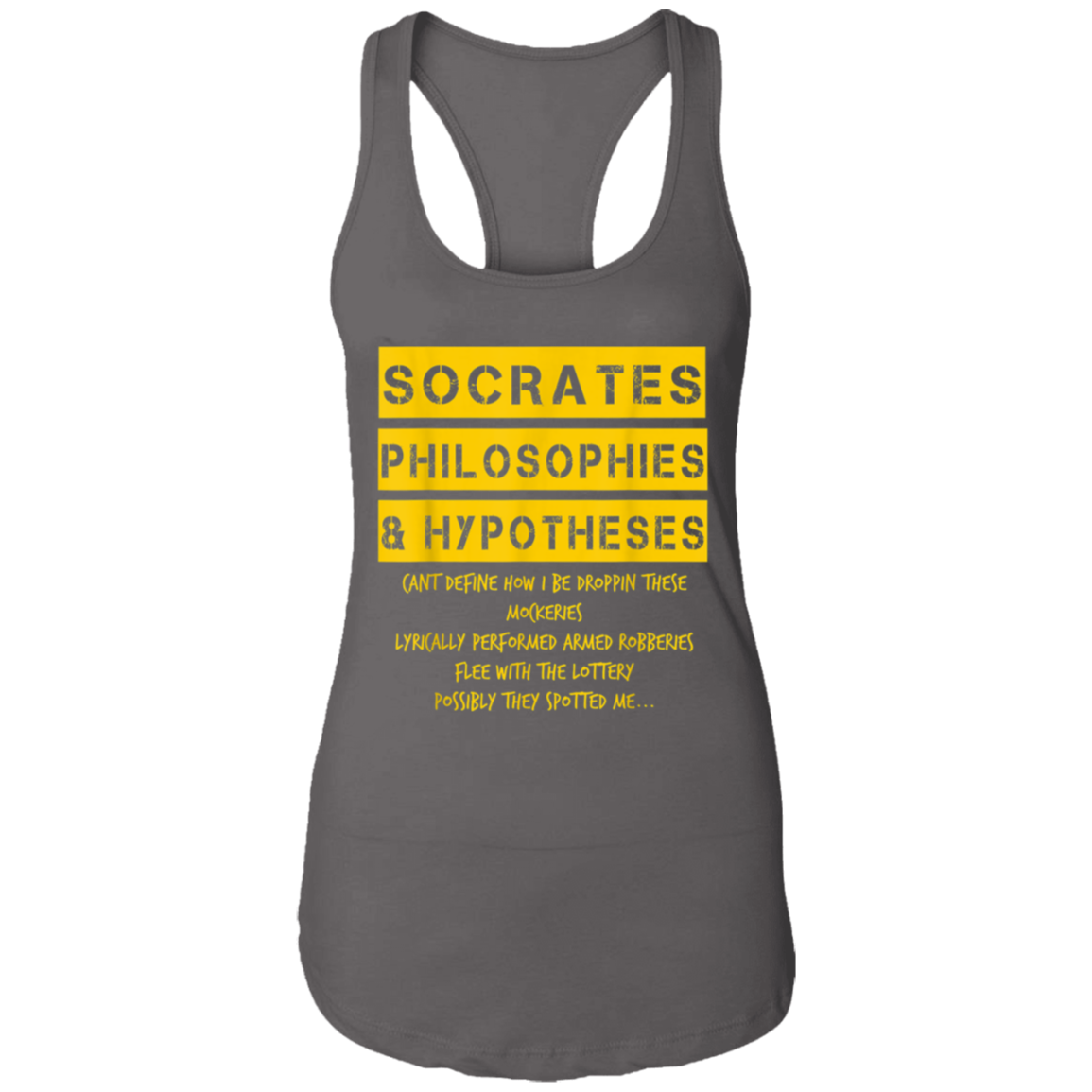 "SOCRATES" Ladies Ideal Racerback Tank